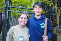 MIT students Kaitlyn Roman from the Sigma Kappy Sorority and Jaden Lin from the Beta Theta Pi Fraternity