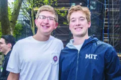 Corey Baker and JJ Detweiler from the Chi Phi Fraternity of MIT