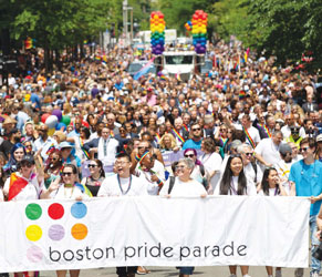 Thousands March with the Rainbow Resistance