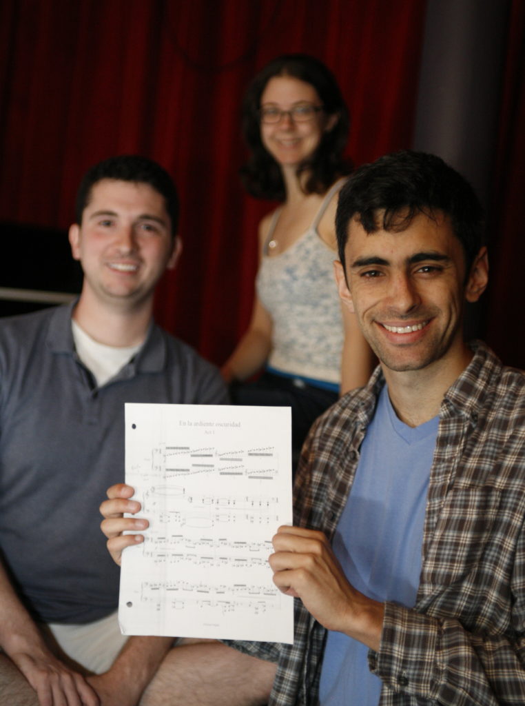 Looking to revolutionize opera, singer Omar Najmi has composed his first new work, and it’s set in a school for the blind, sung in Spanish and incorporates sighted, partially-sighted and blind performers in the cast. The cast has been practicing at City Lights in the South End for the past two weeks in preparation for the premiere in Watertown Sept. 6.